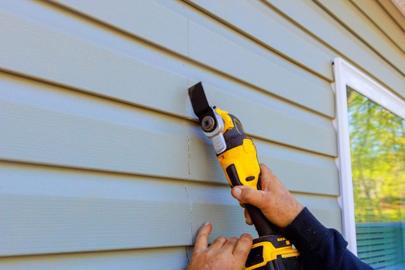 Repaired Vinyl Siding Panel